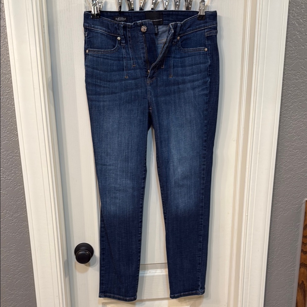 White House Black Market Blue Skinny Jeans